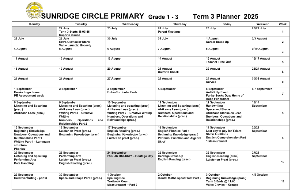 Gr 4-6 Term 2 planner
